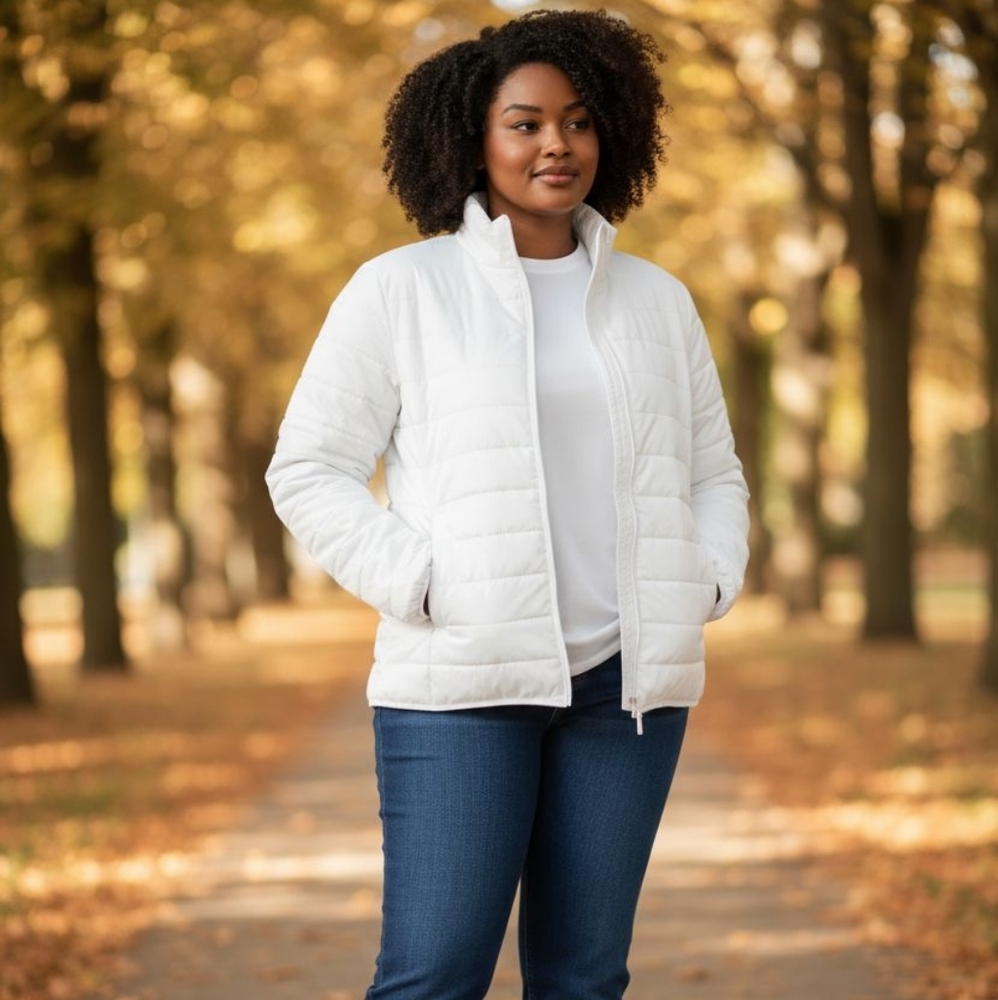 White Puffer Jacket